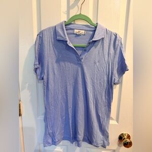 Women’s Vineyard Vines Light Blue Polo Shirt Size Small